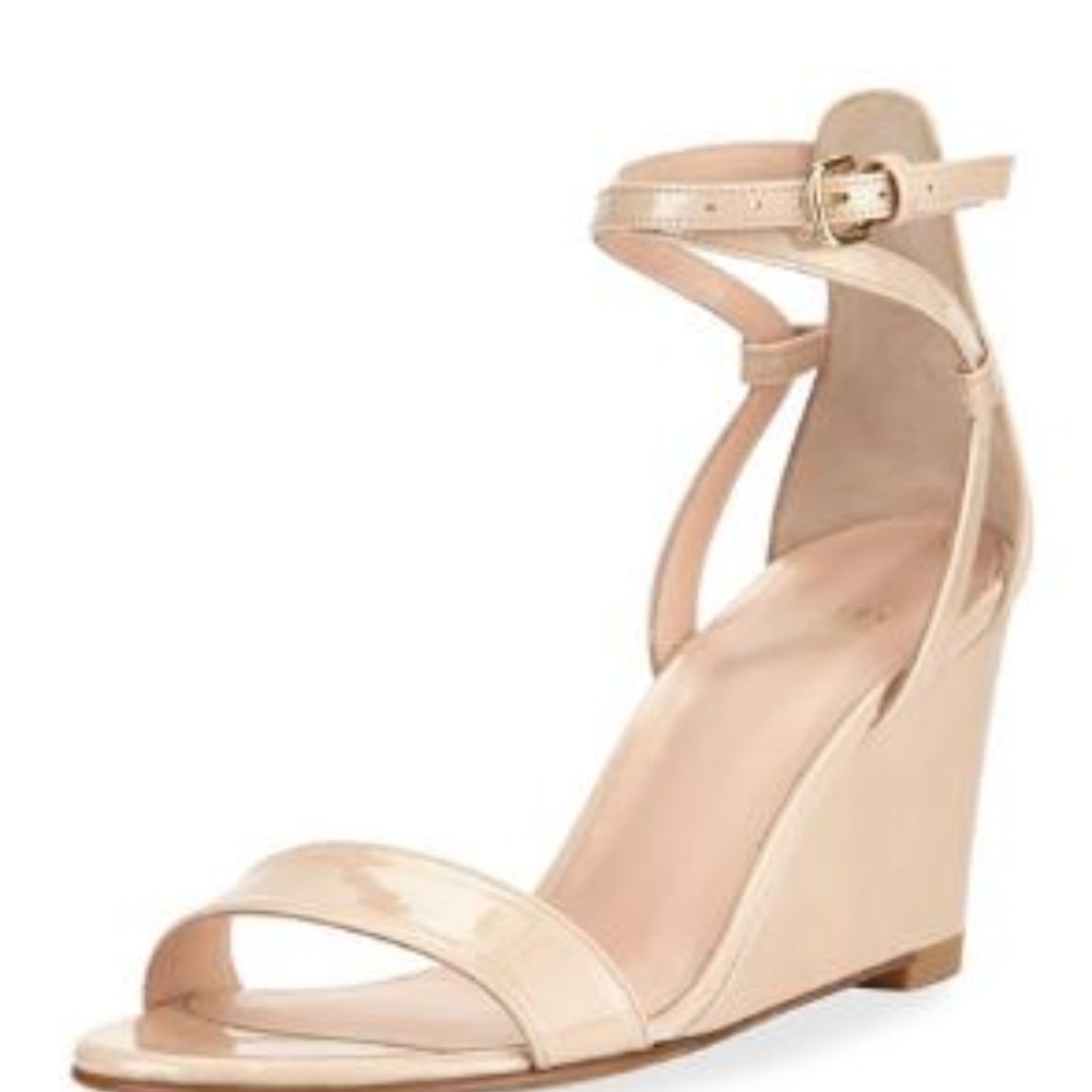 BNIB stuart weitzman backdraft wedge sandals